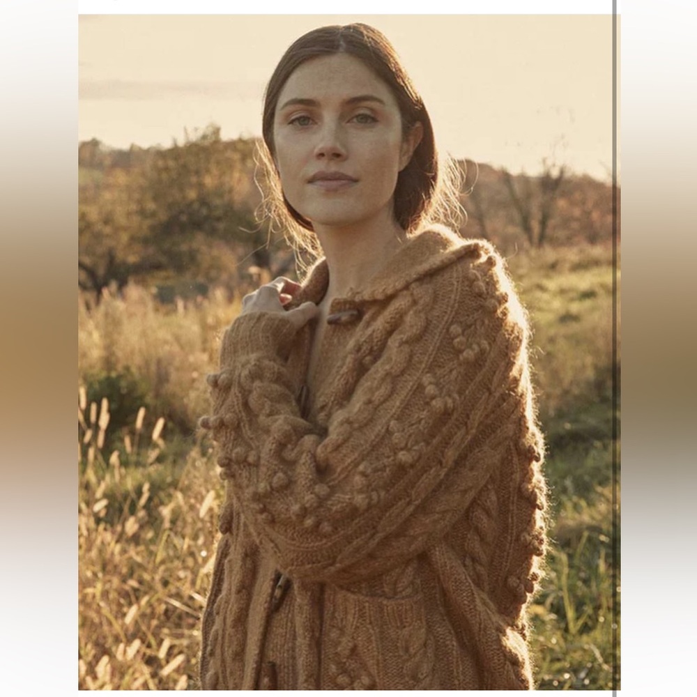 Doen RIVE CARDIGAN SWEATER -- TABAC